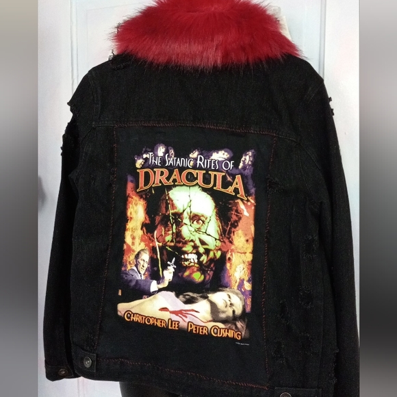 Foxy Nosferatu- CUSTOM Classic Horror Queen RAGE Jacket- PRICE FIRM! ooak - Picture 3 of 16